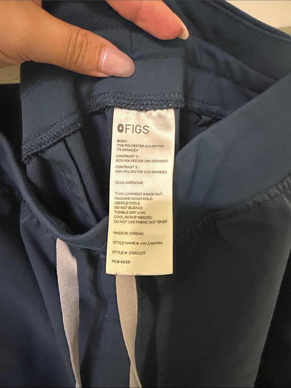 Figs - Zamora High-Rise Jogger Scrub Pant - Picture 8 of 9